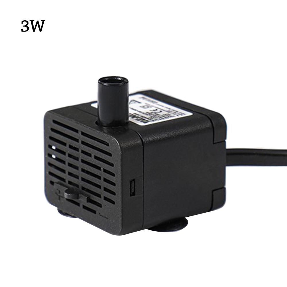 Aquarium Fish Black - Black Submersible Water Pump Ultra-Quiet Mini