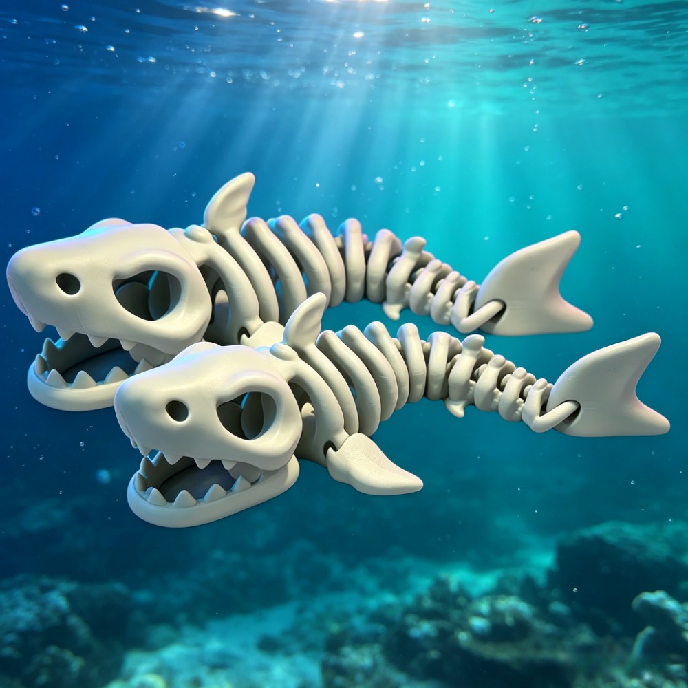 Shark Skeleton Aquarium Decor  - огляд і ціна Aquarium Fish Diseases