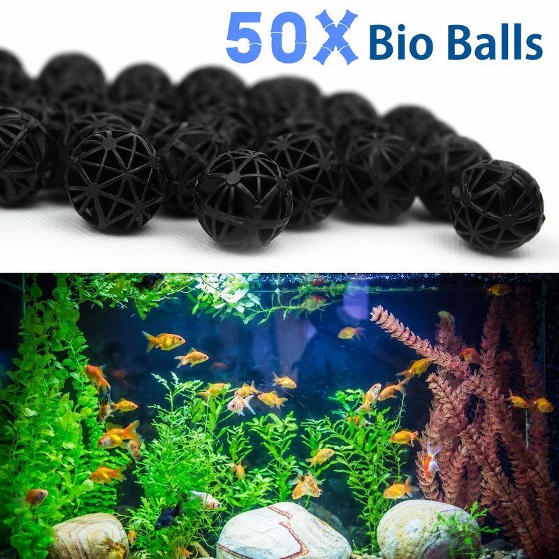 50Pcs 16mm Aquarium Bio Filter - огляд і ціна Aquarium Fish Marine