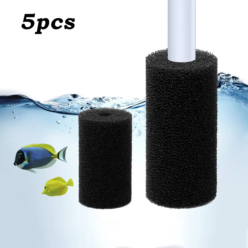 5 Pack Pre-Filter Sponge Aquar - огляд і ціна Aquarium Fish Black