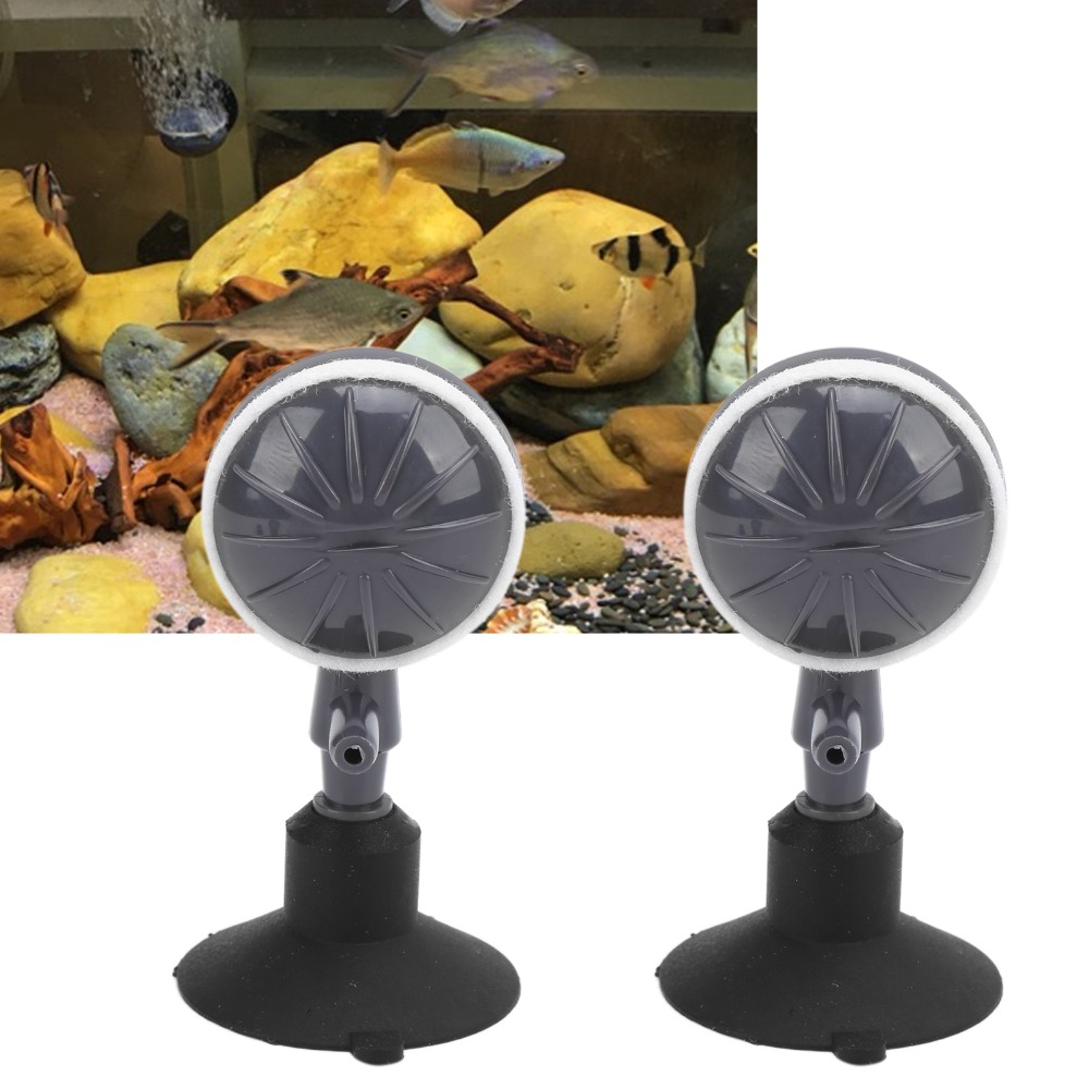 2PCS Set Ultra-Fine Air Stone  - огляд і ціна Aquarium Fish Black