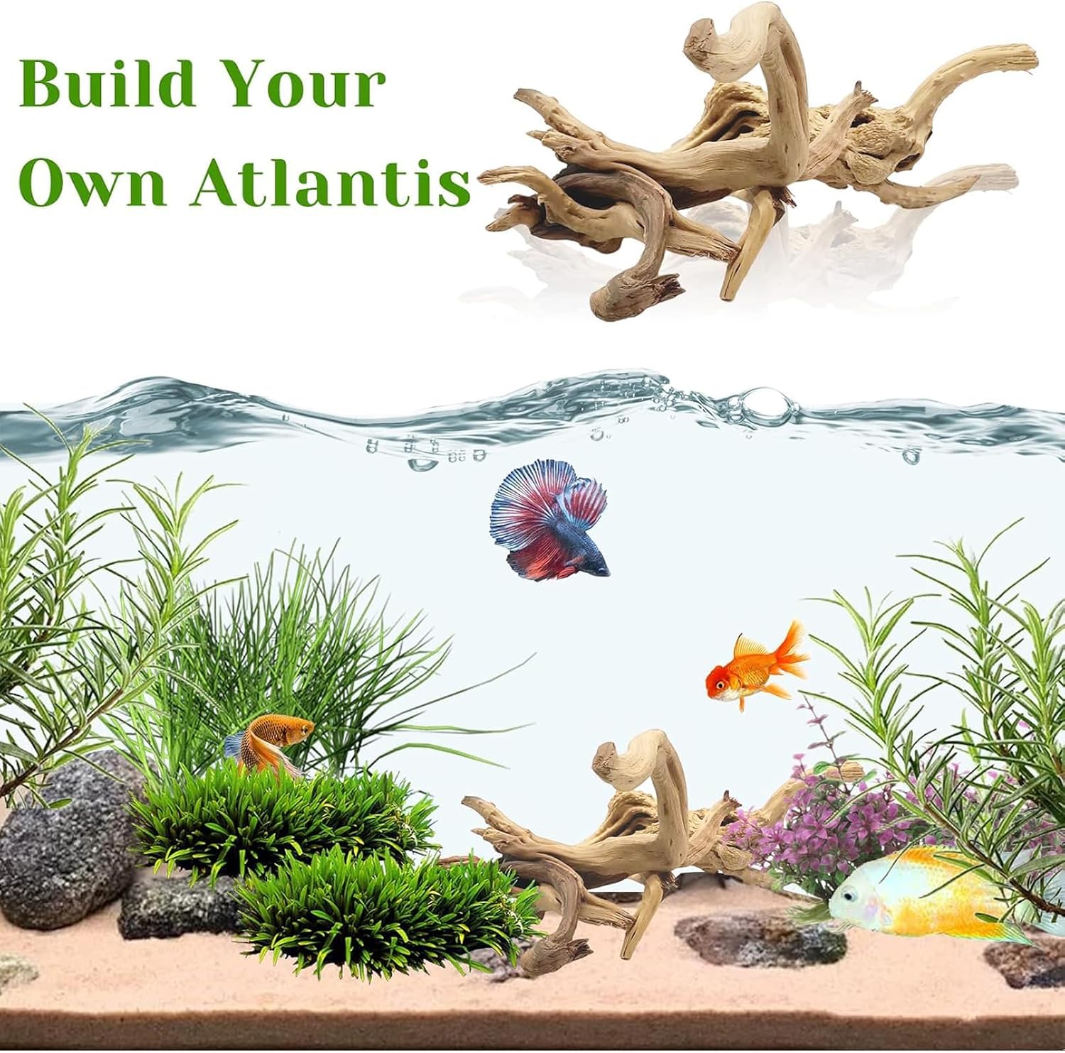 1PC  20-25CM Natural Driftwood - огляд і ціна Aquarium Fish Diseases