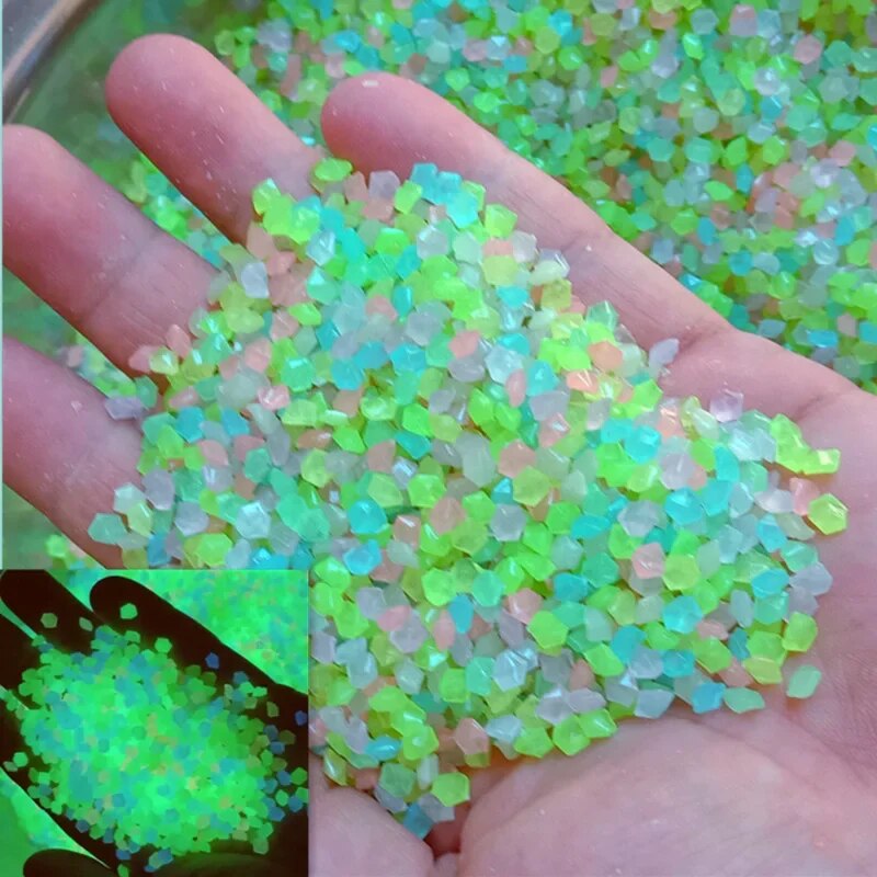 1000pcs 3-5mm Luminous Sand Gl - огляд і ціна Aquarium Fish Real
