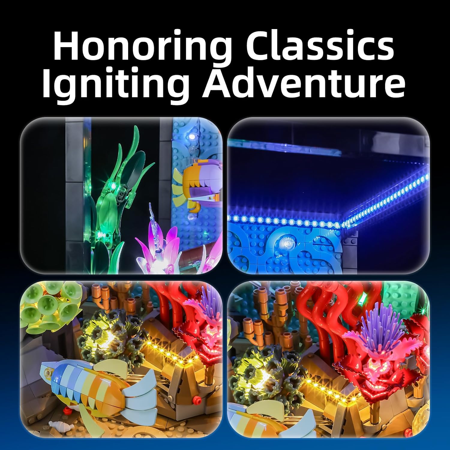 Hprosper LED Light for lego 10 - огляд і ціна Aquarium Led Light