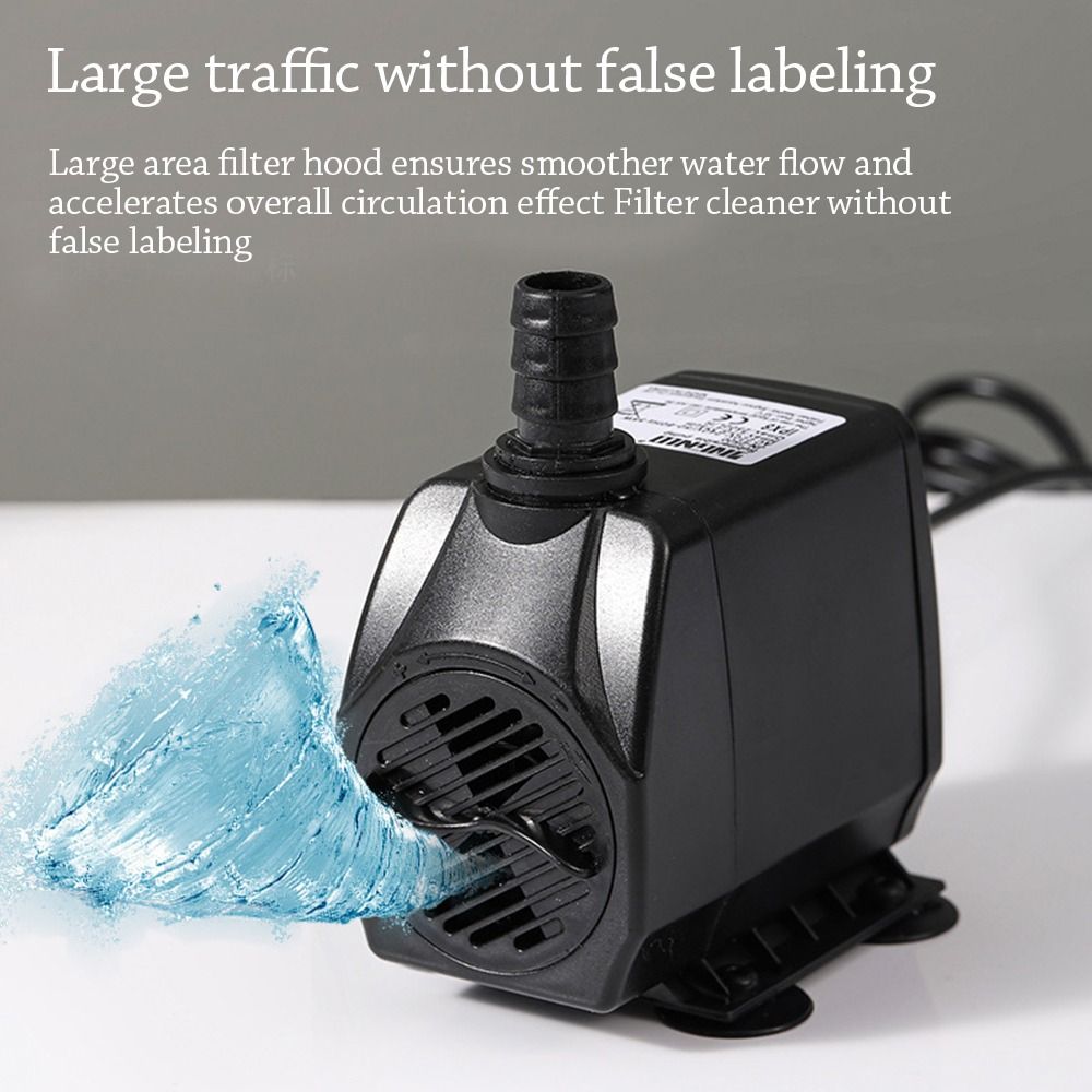 Black Submersible Water Pump U - огляд і ціна Aquarium Fish Black