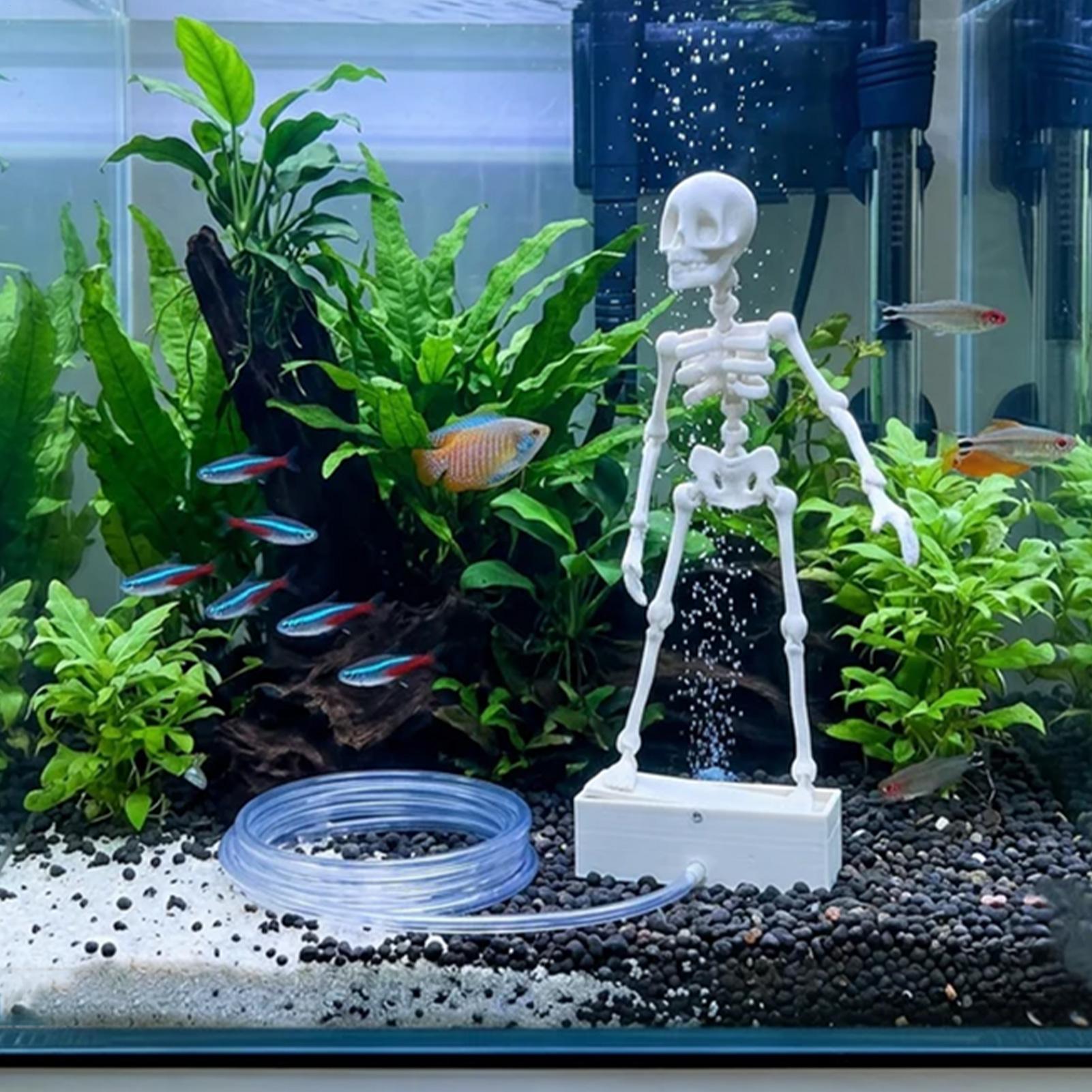 Realistic Dancing Skeleton Aqu - огляд і ціна Aquarium Fish Diseases