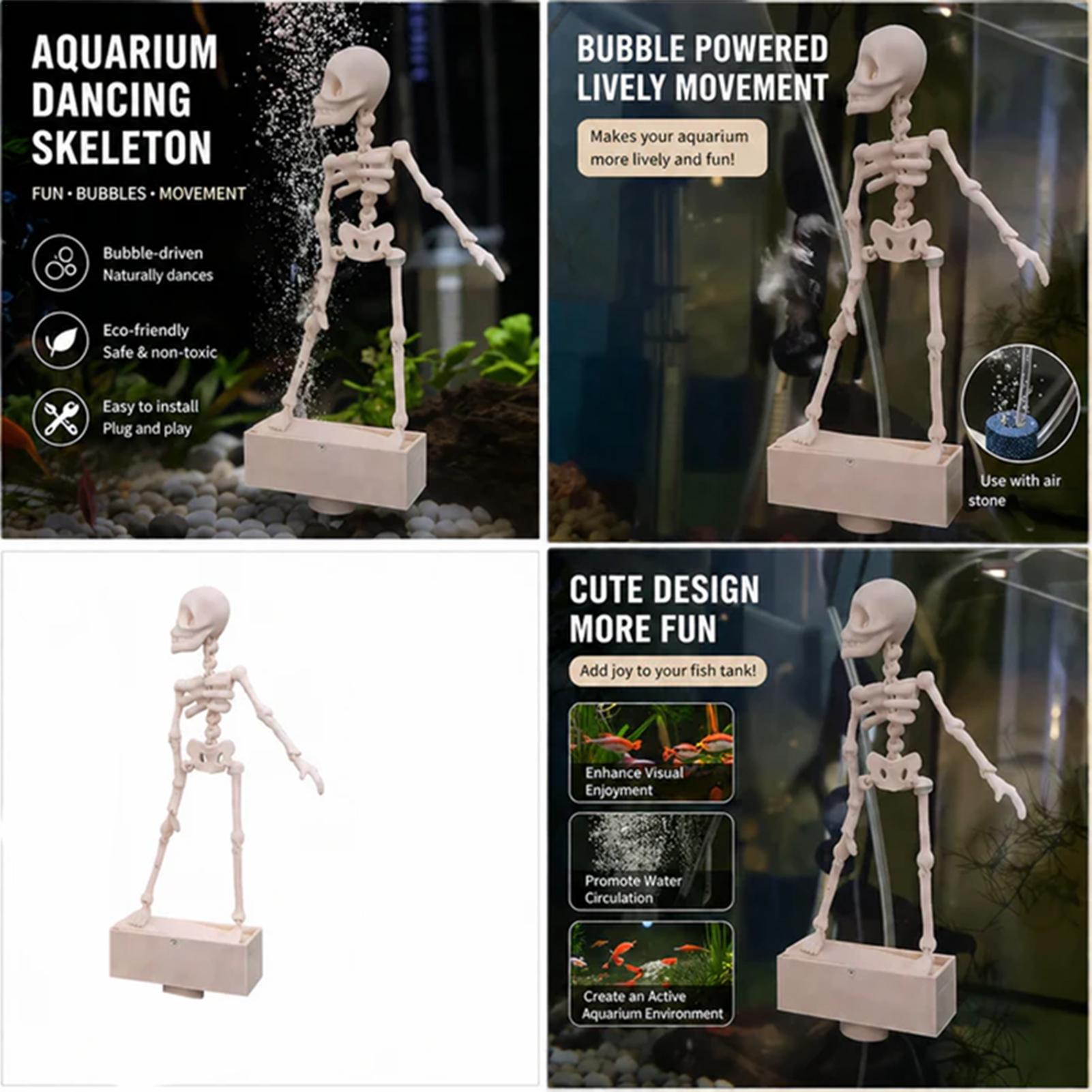 Realistic Dancing Skeleton Aqu - огляд і ціна Aquarium Fish Diseases