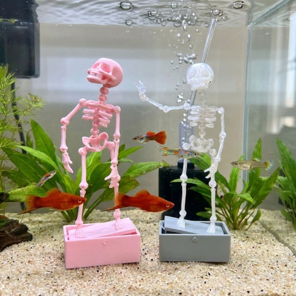 3D Printed Dancing Skeleton Aq - огляд і ціна Aquarium Fish Diseases