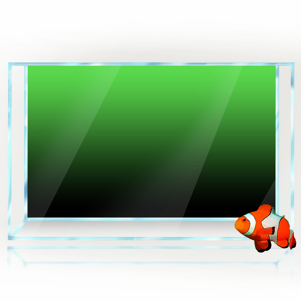 Fish Tank Background Sticker B - огляд і ціна Aquarium Fish Black