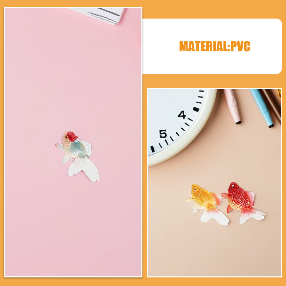 3Pcs Realistic Floating Koi Fi - огляд і ціна Aquarium Fish Small