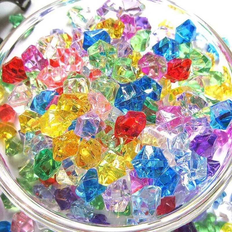 200pcs Acrylic Gem Stone Color - огляд і ціна Aquarium Fish Real