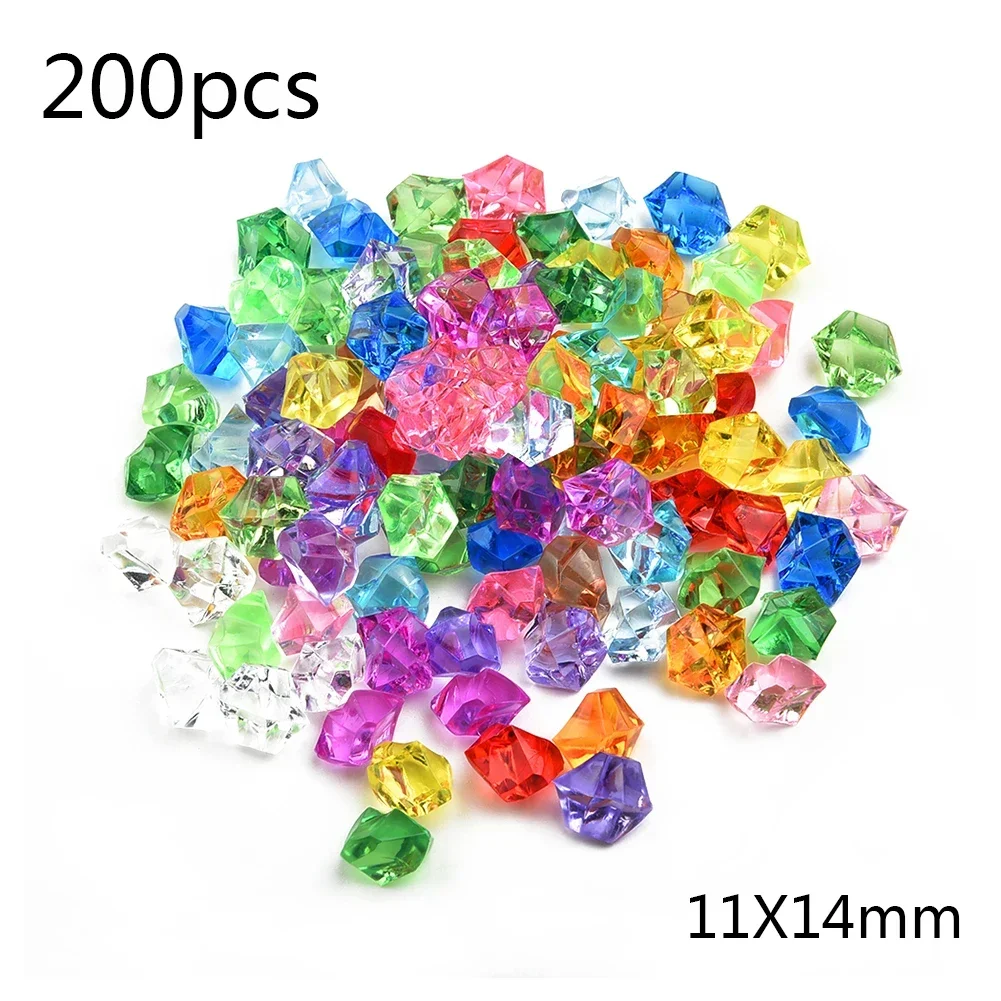 200pcs Acrylic Gem Stone Color - огляд і ціна Aquarium Fish Real